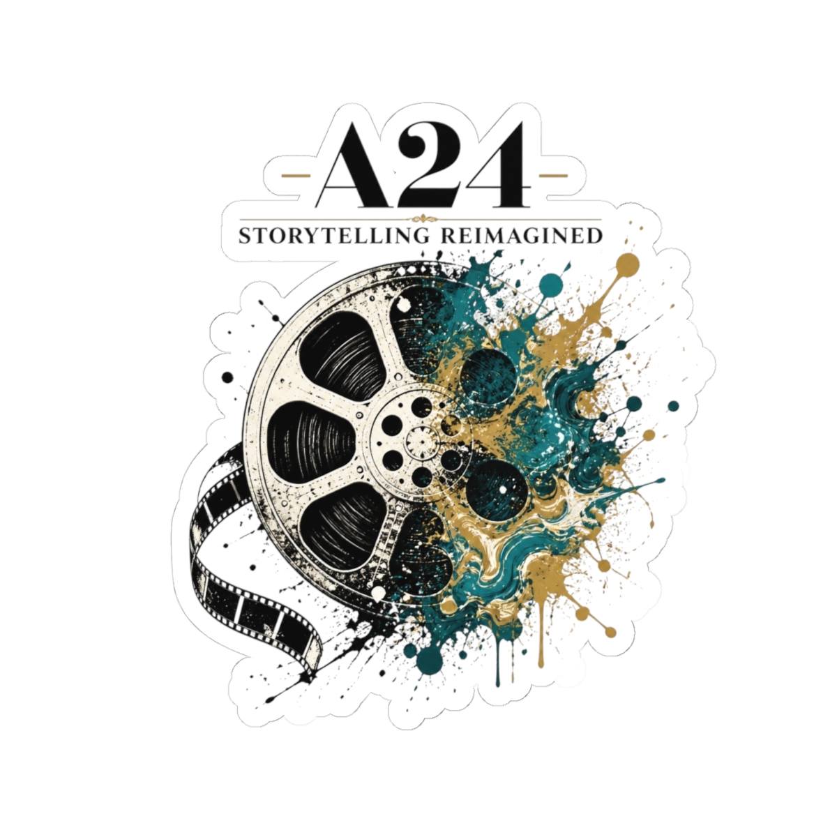 A24 "A24 - Storytelling Reimagined" Sticker - alternate angle 2, merchandise