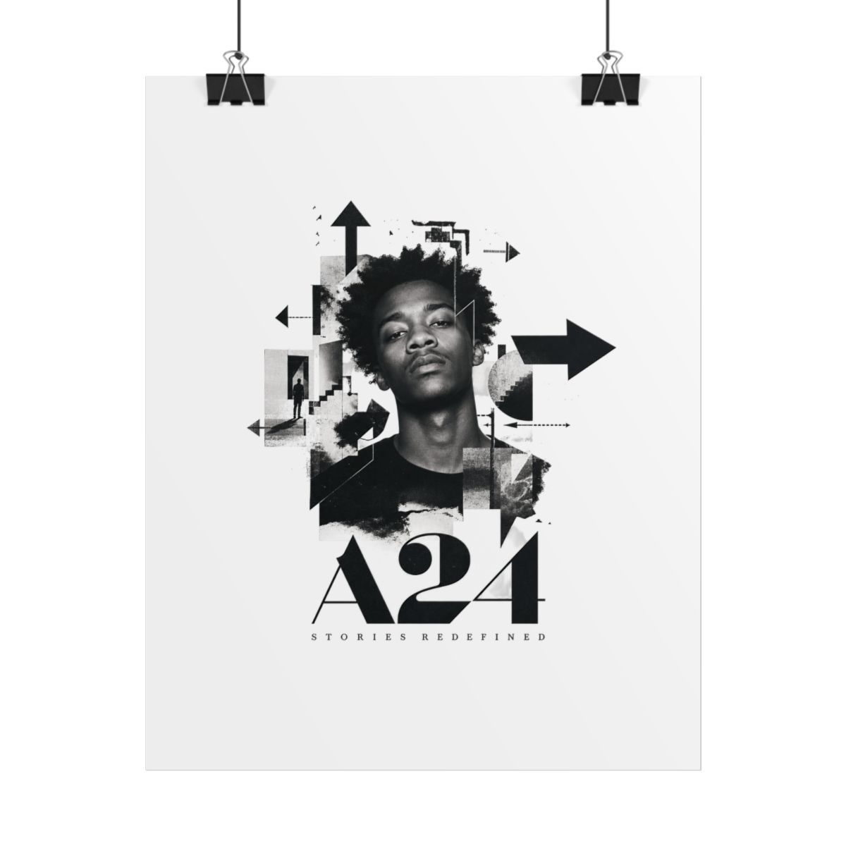 A24 Visual Style Face Must Poster